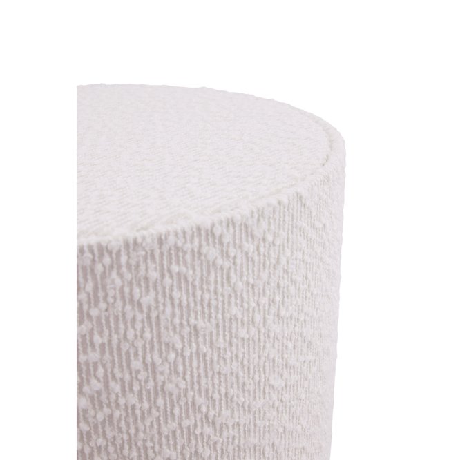 Lampa stojąca ceramiczna czarna boucle Florian detal